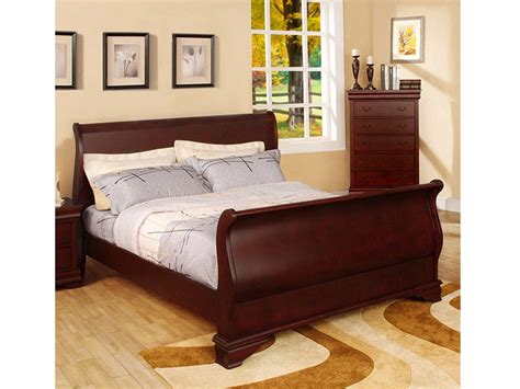 Laurelle Cherry Calking Sleigh Bed Shop For Affordable Home