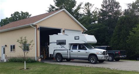 Parking your pop up camper in a garage, also means you get to save money on the $30 to $50 a month to rent a spot at an outdoor rv storage lot. 25 Dream RV Garages For Campers - Truck Camper Magazine - 3