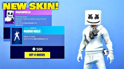 What is in the fortnite item shop today ? *NEW* MARSHMELLO SKIN & EMOTE! Fortnite ITEM SHOP ...