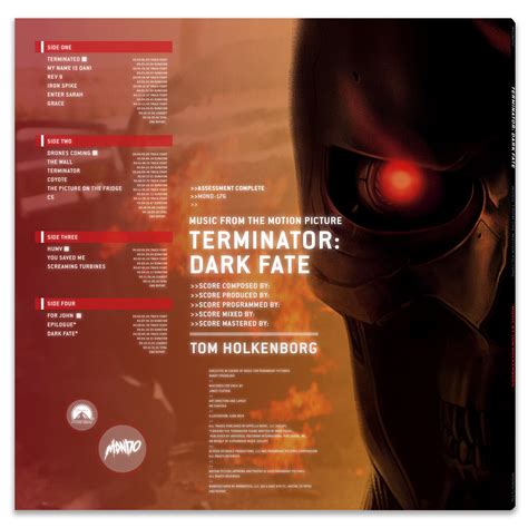 Terminator Dark Fate Original Motion Picture Soundtrack Light In