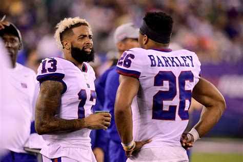 Nfl World Reacts To Odell Beckham Jrs Saquon Barkley Comment The Spun