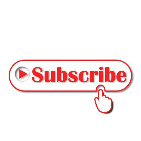 White Subscribe Button Png Image Transparent Background