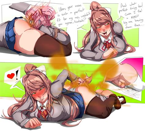 Rule 34 2girls Ass On Face Blush Bondage Cumming Disgusted Doki Doki Literature Club Fart Fart