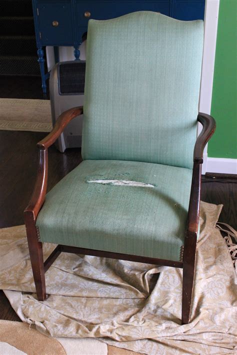 Have an heirloom chair that's been sitting in your garage for years, and that you've been itching to reupholster? Westhampton DIY: How to Reupholster a Chair