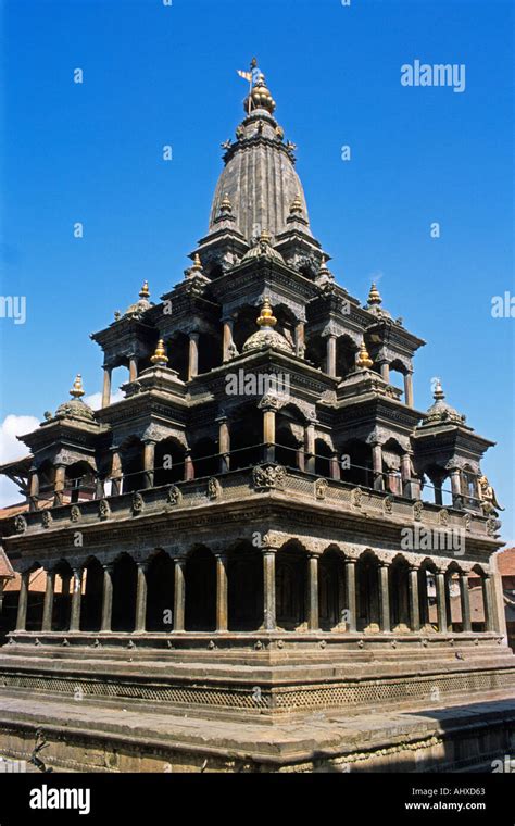 Krishna Mandir Temple In Durbar Square Patan Kathmandu Valley Nepal