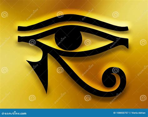 Eye Of Horus Egyptian Symbol Stock Illustration Illustration Of Mistery Ancient 108850757