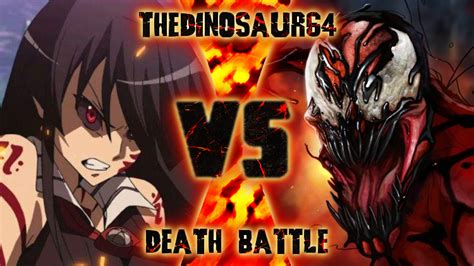 Image Death Battle Akame Vs Carnage 3 Coverpng Death Battle Fanon