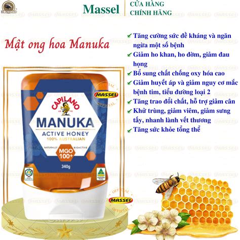 Mua Mật ong hoa Manuka Capilano Active Honey MGO 100 tăng sức đề kháng