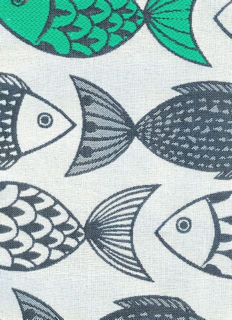 Outdoor Fish Design Fabric Modern Outdoor Fabric By Fabrics And Papers