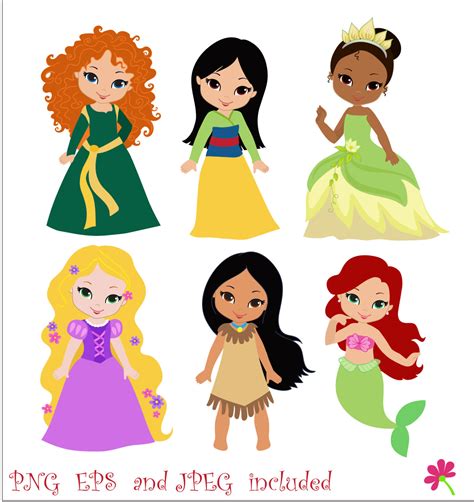 Cute Disney Princesses Clipart Clip Art Library