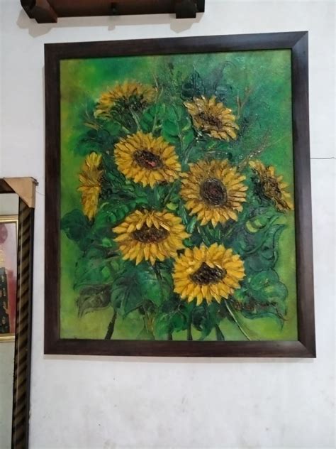 *** warna kertas krab bisa di ganti dgn warna yg tersedia : Contoh Lukisan Bunga Matahari | Semburat Warna