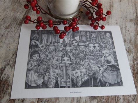 So Alice Ventured To Taste It A Signed Limited Edition Giclée Etsy