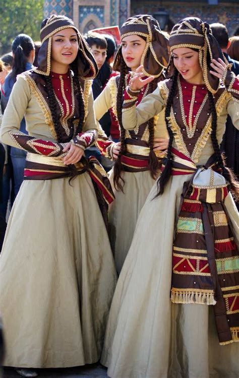 Participants Of Georgian Folk Autumn Festival 2011 In Tbilisi Wearing Adjarian Traditional