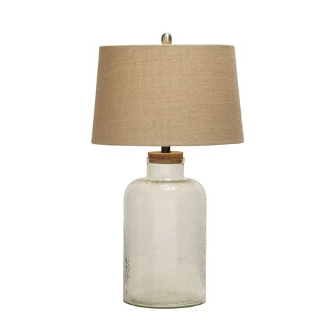 Exquisite And Creatively Styled Glass Fillable Table Lamp