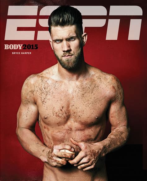 Bryce Harper Goes Nude For ESPN 2015 Body Issue Shoot
