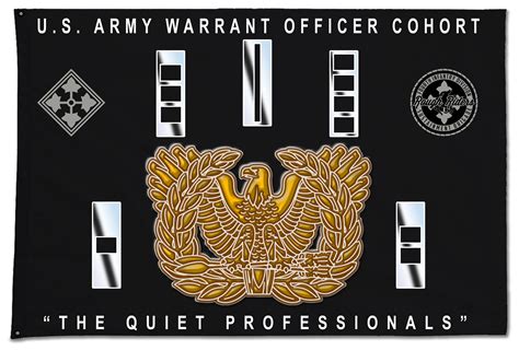 Warrant Officer Flag One Sided With Grommets Free Shipping Etsy