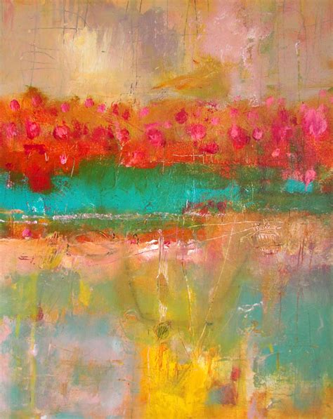 Tuscan Summer Wendy Mcwilliams 16 X 20 Canvas Art Painting Abstract