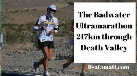 Badwater Ultramarathon 217km Through Death Valley Youtube