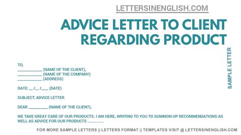 Advice Letter To Client How To Write A Letter Of Advice To A Client