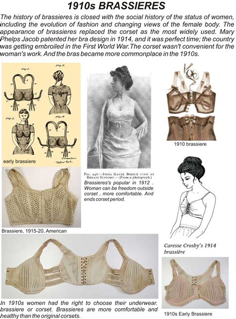 Bra 1910s Jean Webster Evolution Of Fashion Victorian Steampunk Corsetry Art Dress Belle