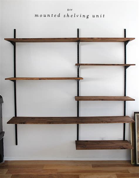 Diy Mounted Shelving Almost Makes Perfect