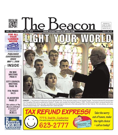 February 17 2016 Coshocton County Beacon By The Coshocton County