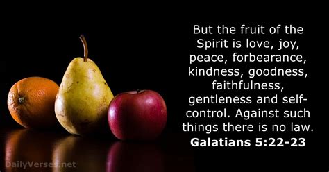 Check spelling or type a new query. Galatians 5:22-23 - KJV - Bible verse of the day ...