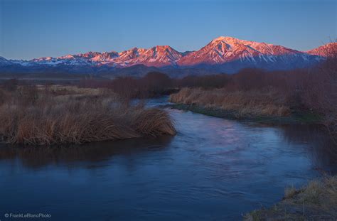 sunrise owens river eastern sierra nevada california frank leblanc photography