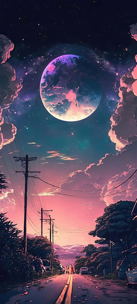 Anime Night Iphone Wallpaper Hd Iphone Wallpapers