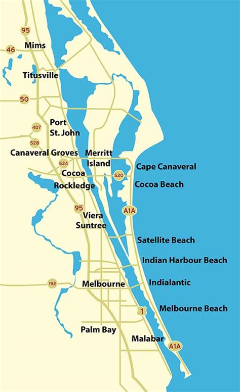 29 Map Of Brevard County Florida Maps Database Source