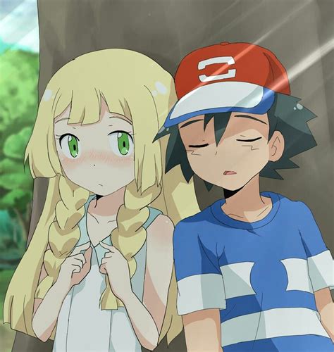 Lillie And Satoshi Pokemon Manga Pokemon Characters Pokemon Comics