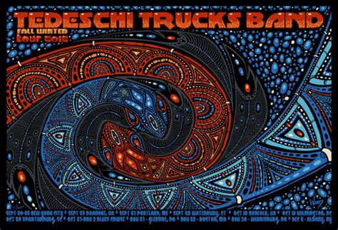 2012 The Tedeschi Trucks Band Fall Winter Tour Jeff Wood Zen Dragon Gallery