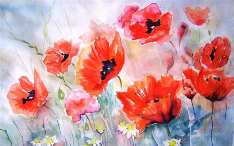 48 Watercolor Painting Wallpapers