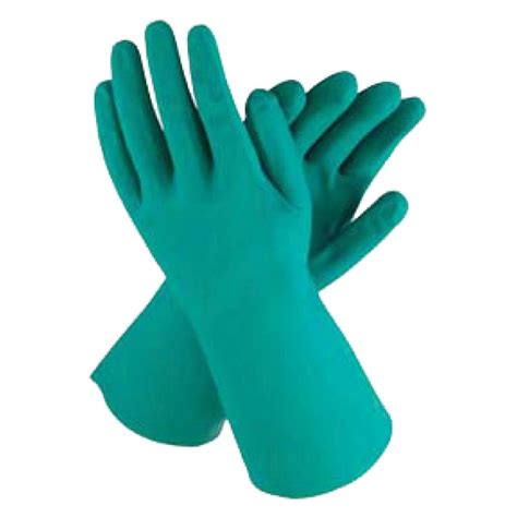 Green Nitrile Rubber Gloves B0902 Industrial Gloves Hand Protection
