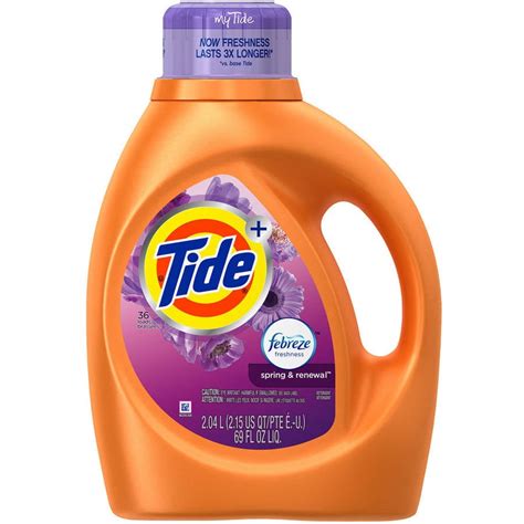Tide Clean Breeze Scent Liquid Laundry Detergent Choose Your Size