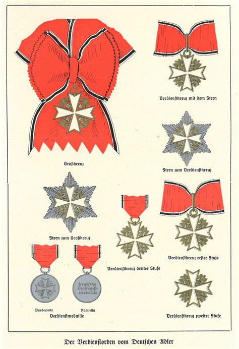 The Order Of The German Eagle Nazi Germany Medals Ww2