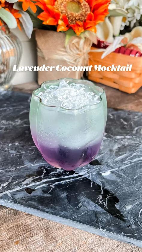 Lavender Coconut Mocktail Easy And Refreshing Mocktail Recipe