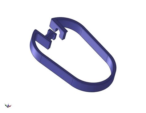3D Printed Shower Curtain Hanger-1 by AOYOU3D | Pinshape