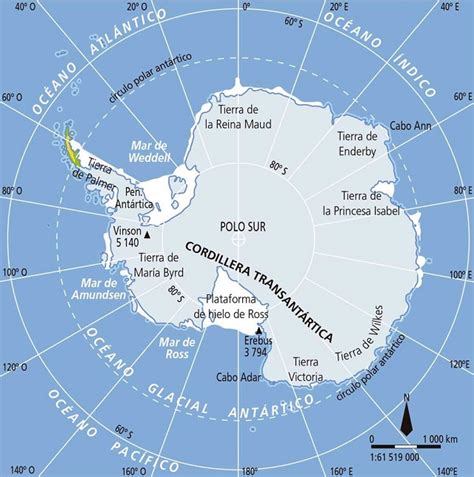 Total 47 Imagen Mapa De Antartida Con Nombres