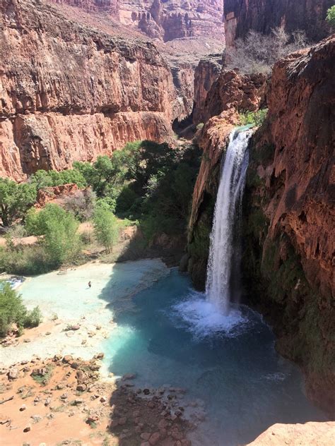 Havasu Canyon And The Havasupai Falls Is One Of The Most Visited Areas