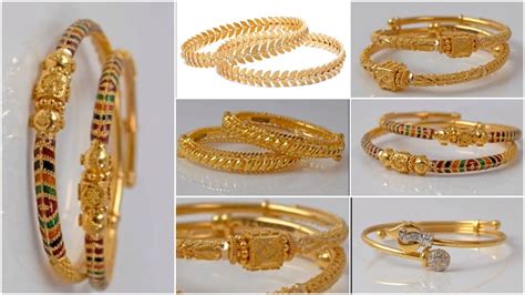 Latest And Trendy Gold Bangles Designs Simple Craft Ideas