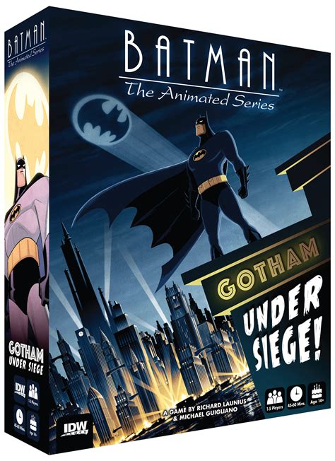 Batman: The Animated Series - Gotham Under Siege Board Game Coming ...