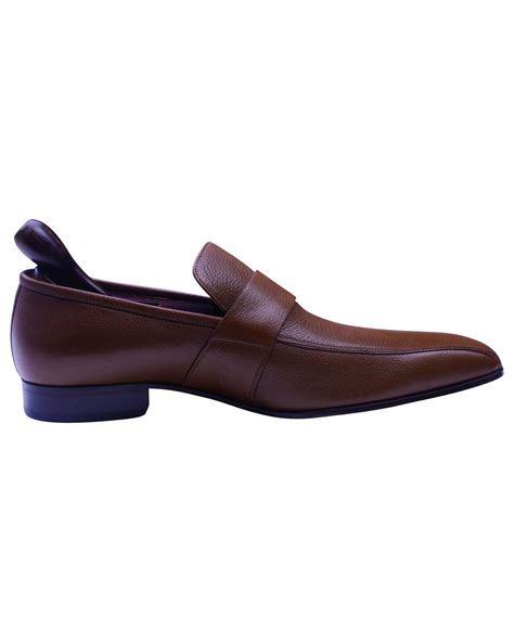Bally Designer Brown Leather Mens Loafer Shoes On Sale In Vancouver