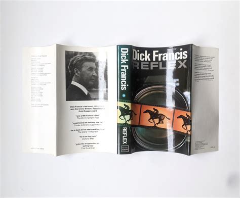 reflex signed dick francis by dick francis near fine hardcover 1980 1st edition signed by