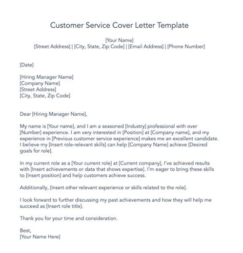 Customer Service Cover Letter Tips And Examples To Land Your Ideal Role