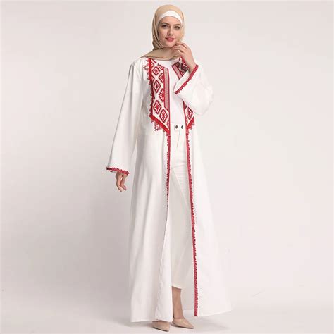 chiffon white open abaya muslim dress hijab kaftan abayas for women ramadan dubai caftan islamic