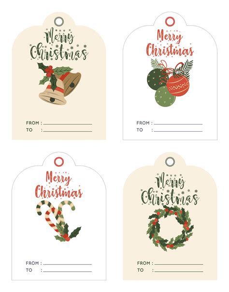 Best Images Of Blank Christmas Gift Tag Sticker Printable Printable Blank Gift Tags Template