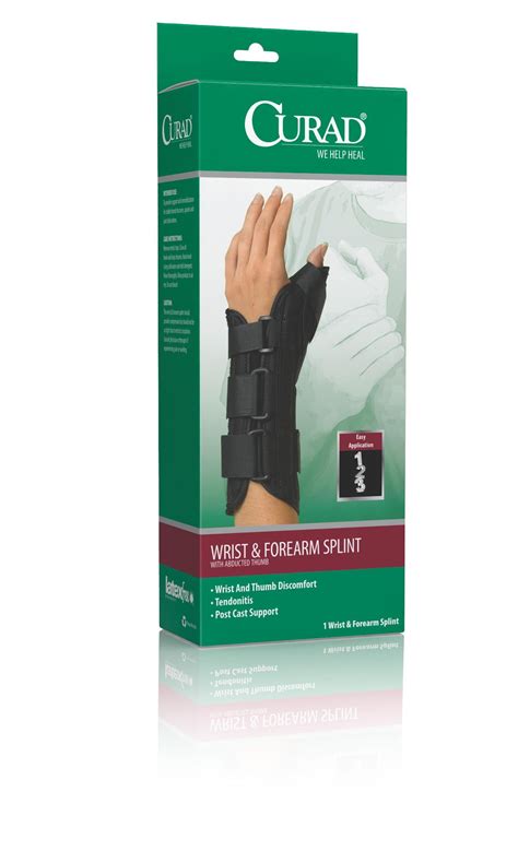 Curad Wrist And Forearm Splint With Abducted Thumb Ort18210lsdh