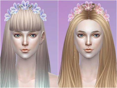 The Sims Resource S Club Ll Ts4 Wreath Headdress 01