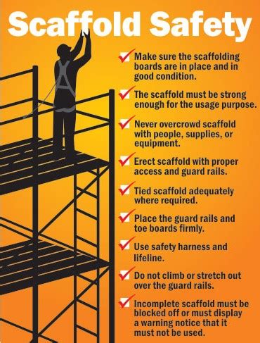 Fire safety tips for fall. Scaffolding Safety At Workplace- Toolbox Talk - Safety Notes